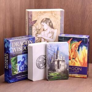 *sold ebay* Tarot & Oracle Cards Lot - Dragon Theme Including HTF OOP